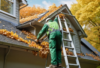 Cleaning Gutters & Roof